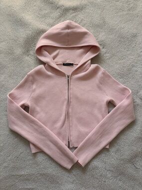 Brandy melville ribbed hoodie
